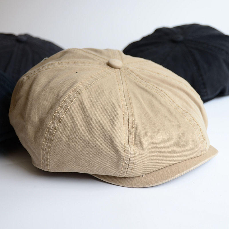 Men Big Head Newsboy Cap Peaky - Dad Hat Cotton recension och pris