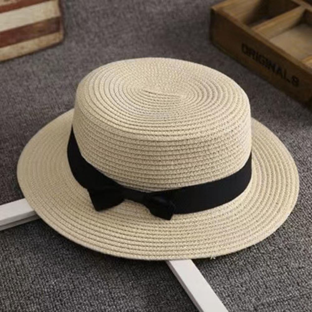 Beach Straw Hat Flat Top Wide  - Sun Hat Wide Brim recension och pris