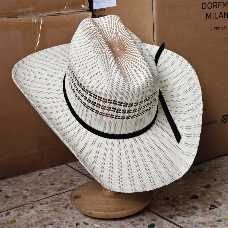 Cowboy Hat Colorful Rolled Cuf - Cowboy Hat Straw recension och pris