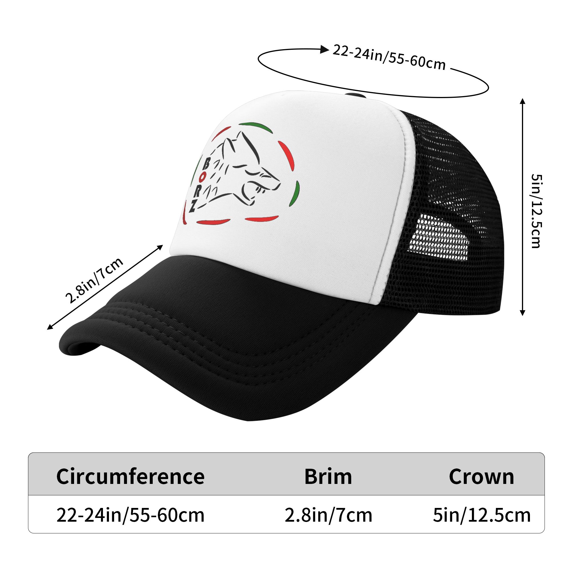 Chechen Wolf, Borz Design  Sun - Trucker Cap Mesh recension och pris