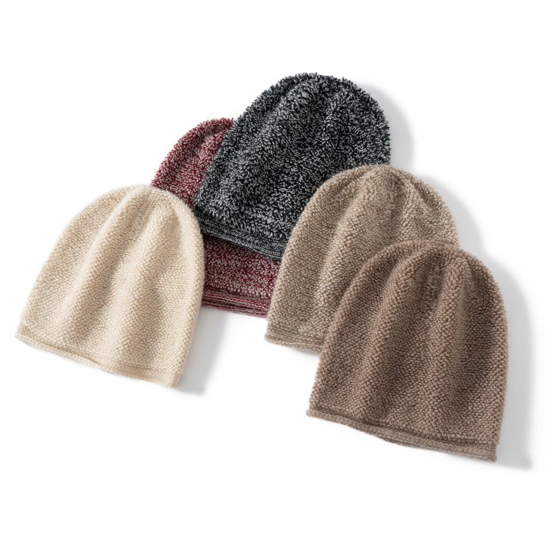 New Autumn Winter 100% Pure Ca - Beanie Cuffed Knit recension och pris