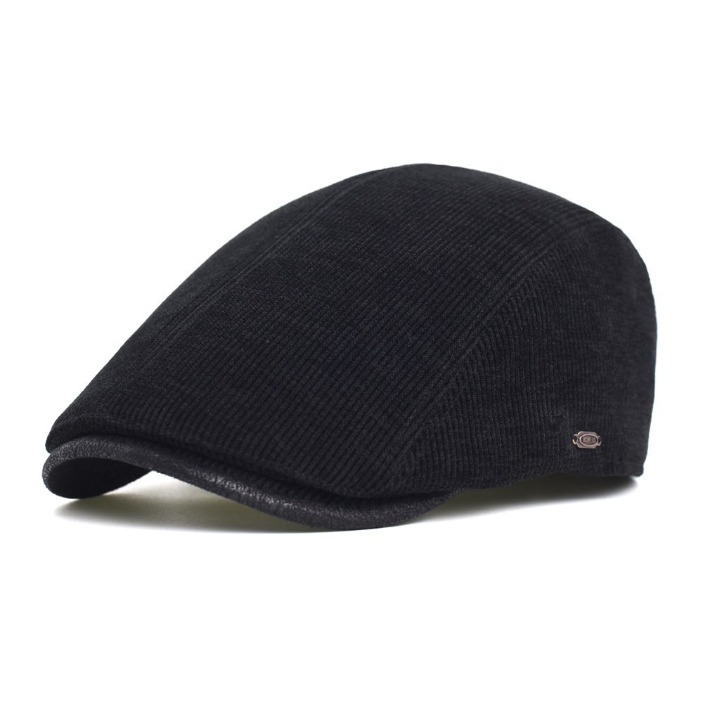 Newsboy Cap Men Winter Thick W - Dad Hat Cotton recension och pris
